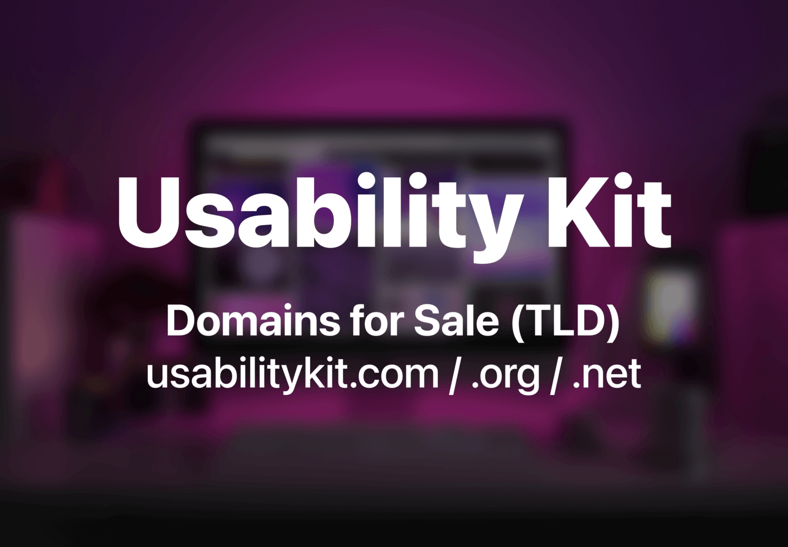 Domains for Sale (TLD): Usability Kit